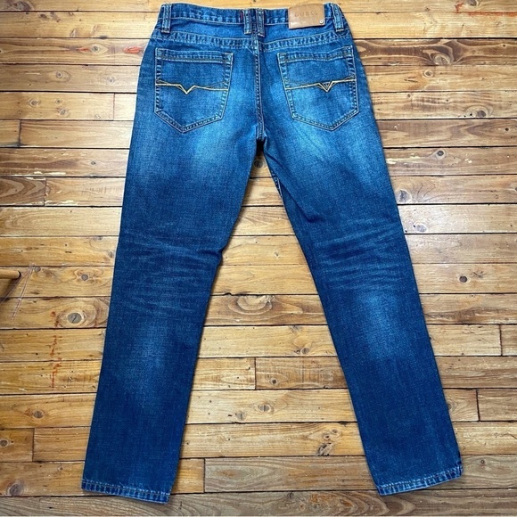 GUESS men jeans Halsted fit size 32 medium rise tapered slim denim 100% cotton - Picture 12 of 12